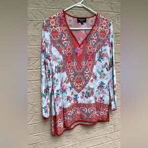 ❤️ FEATHERS by TOLANI BoHo lightweight long sleeve top